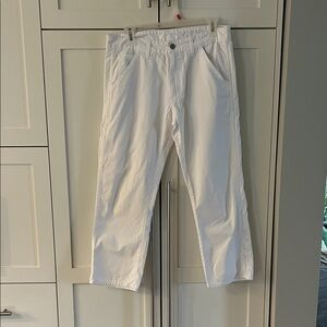 Adriano Goldschmied White Cropped Pants